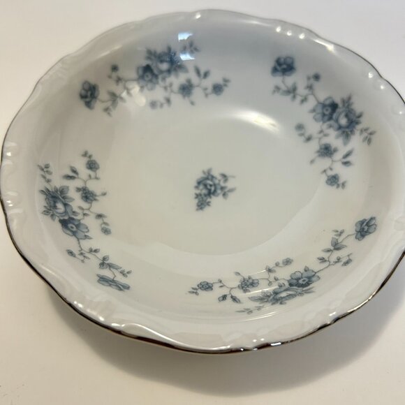 Johann Haviland Blue Garland Bavaria Germany Fruit Desert Bowls 5" set of 6 - Picture 12 of 12